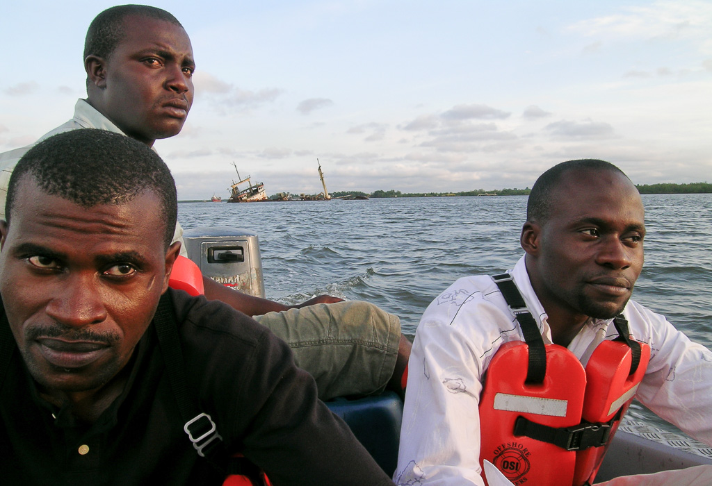 På vei fra Bonny island til Port Harcourt