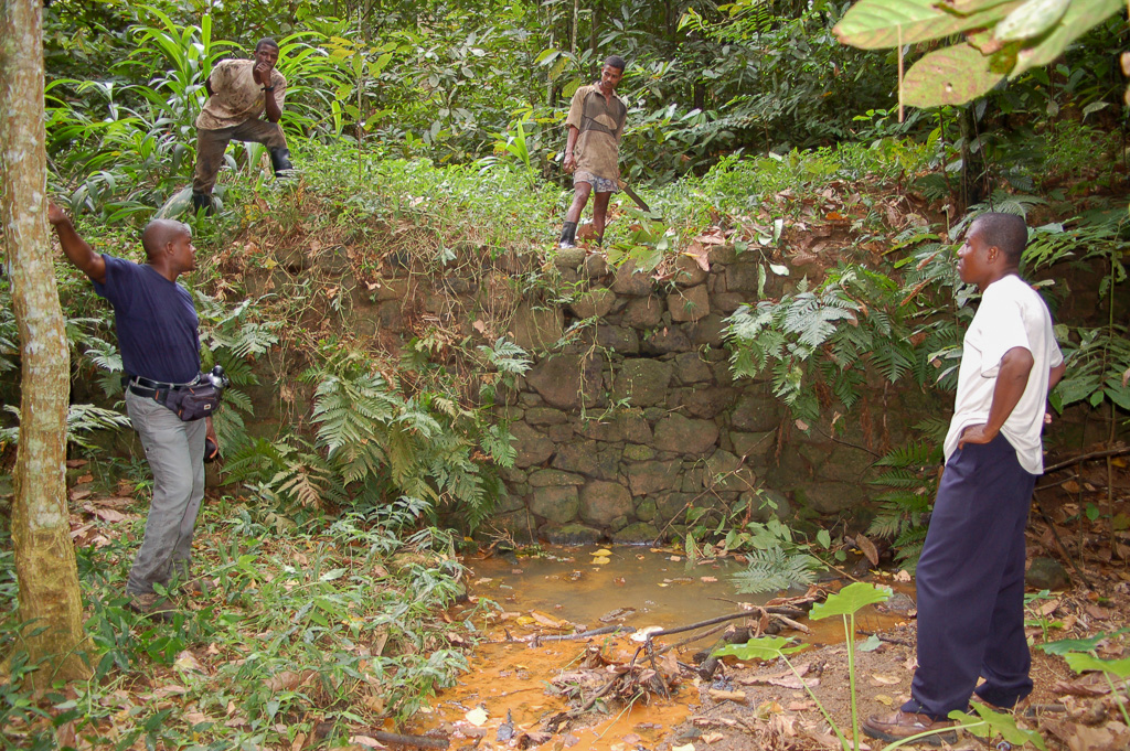 In a remote patch high in the mountain there was rumoured to be oil in this well