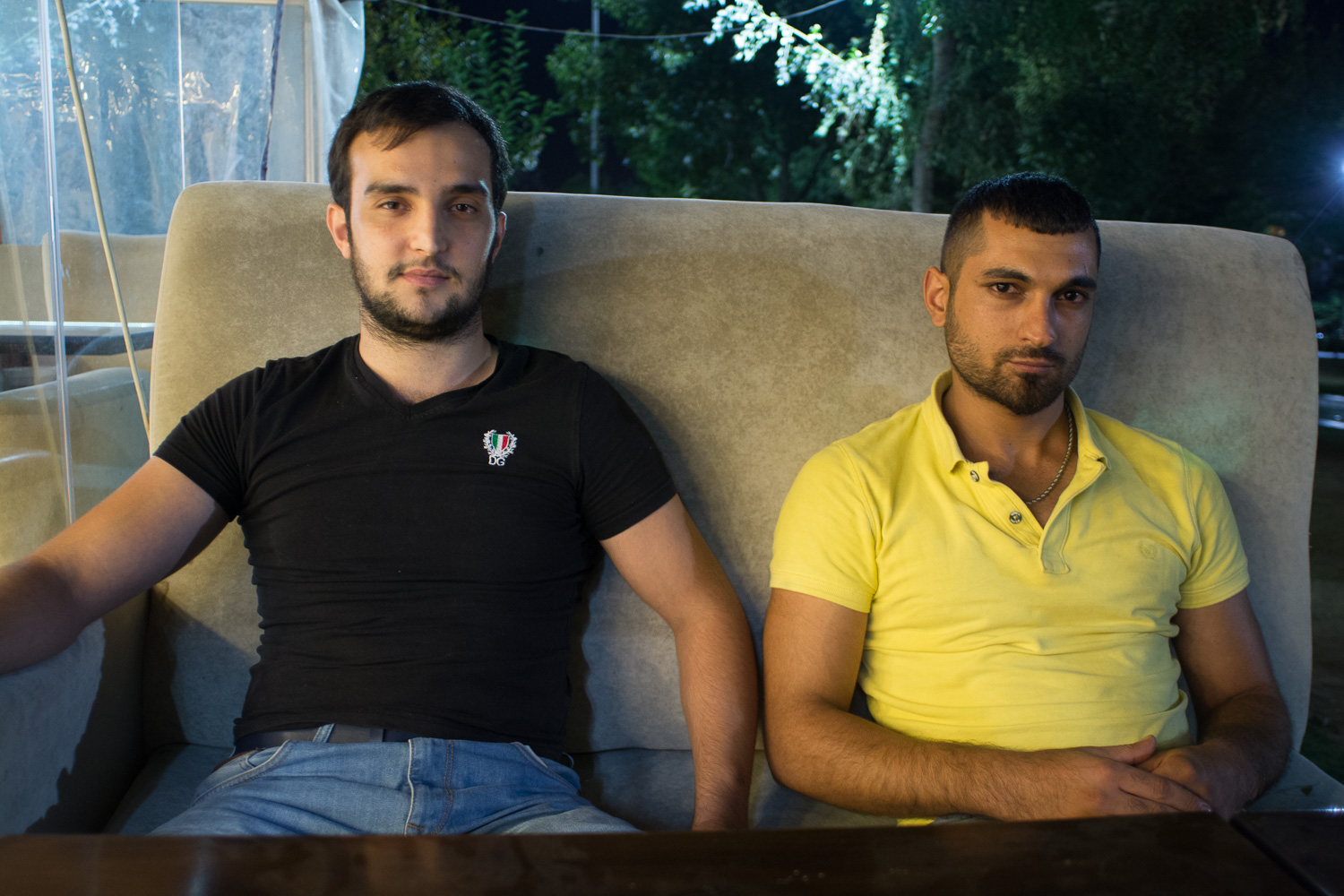 After a long shift in the factory, a Turkish and a Kurdish worker shares info on working conditions.