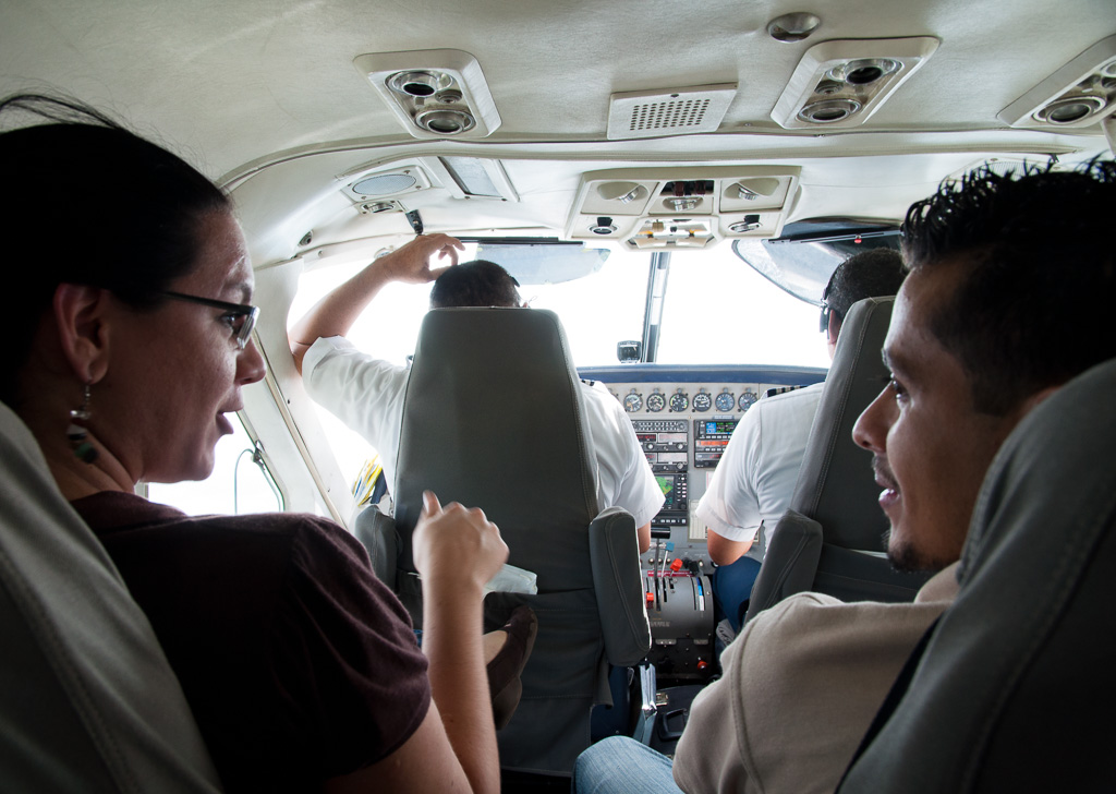 Small prop plane.