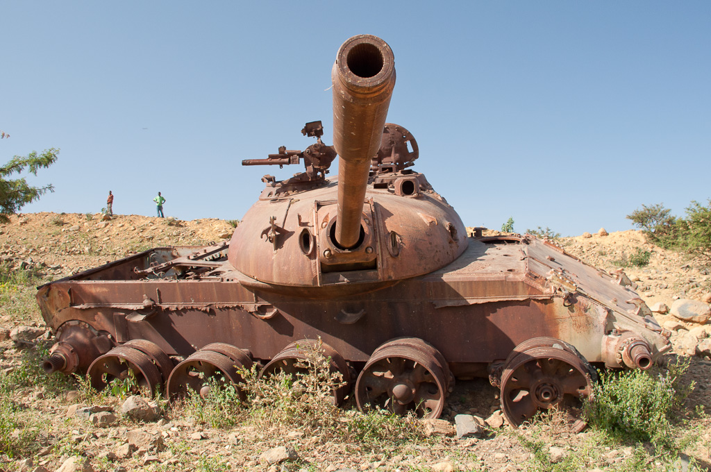 Tigray has plenty of destroyed soviet tanks