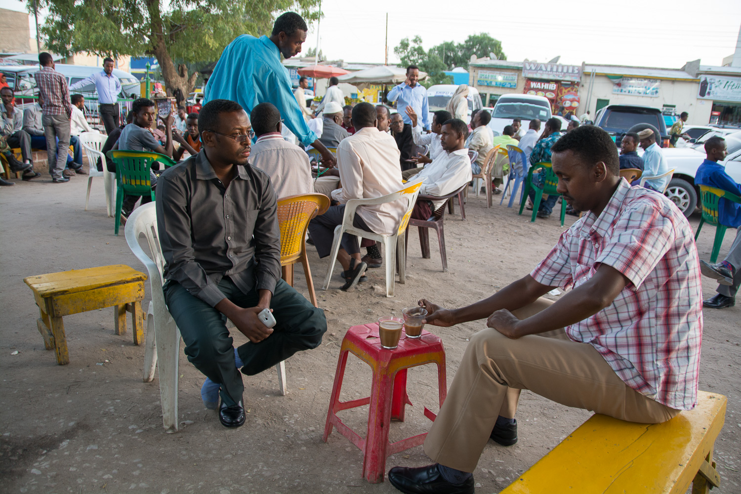 Tea with camel milk